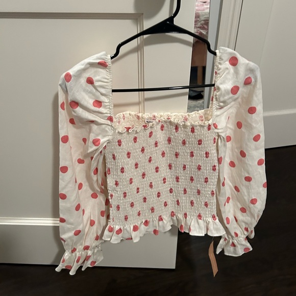 Reformation Tops - NWT Reformation polka dot top